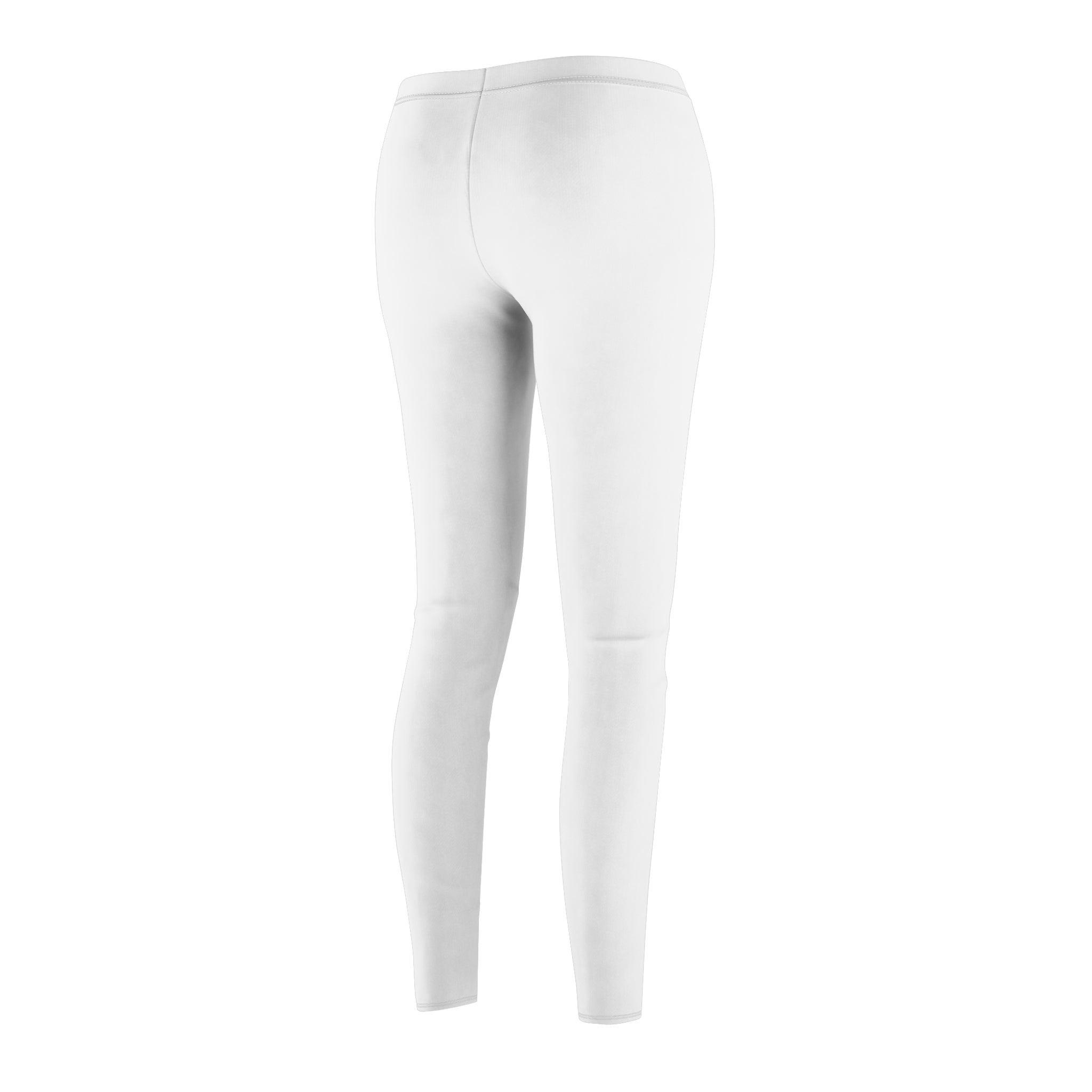 Blank All-Over Print Leggings | White Cut & Sew Leggings